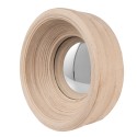 Clayre & Eef Mirror Ø 24 cm Beige Plastic Round