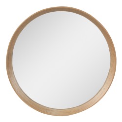 Clayre & Eef Miroir Ø 50 cm Marron Bois Rond