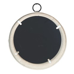 Clayre & Eef Mirror Ø 41 cm Grey Brown Metal Glass Round