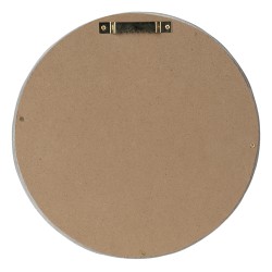 Clayre & Eef Miroir Ø 23 cm Blanc Plastique Rond