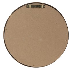 Clayre & Eef Miroir Ø 29 cm Marron Plastique Rond