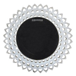 Clayre & Eef Mirror Ø 27 cm Silver colored Plastic Round