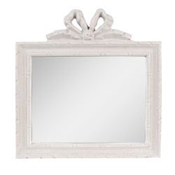 Clayre & Eef Specchio 30x31 cm Grigio Plastica Vetro Rettangolo