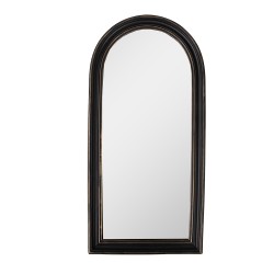 Clayre & Eef Mirror 15x31 cm Black Polyresin Glass