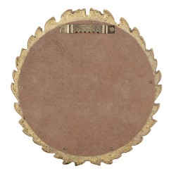 Clayre & Eef Bubble mirror 19 cm Gold colored Plastic Glass Round