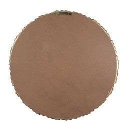 Clayre & Eef Miroir Ø 43 cm Couleur or Plastique Verre Rond