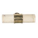 Clayre & Eef Deurknop  6 cm Beige Metaal Rechthoek