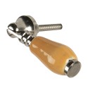 Clayre & Eef Pomello 2x6 cm Giallo Ceramica