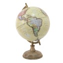 Clayre & Eef Globo 22x33 cm Giallo Legno Ferro