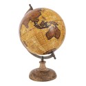 Clayre & Eef Globe 22x37 cm Brown Beige Wood Metal