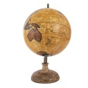 Clayre & Eef Globe 22x37 cm Brown Beige Wood Metal