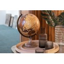 Clayre & Eef Globe 22x37 cm Brown Beige Wood Metal