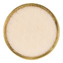 Clayre & Eef Poignée de porte Ø 4 cm Beige Métal Plastique Rond Losange