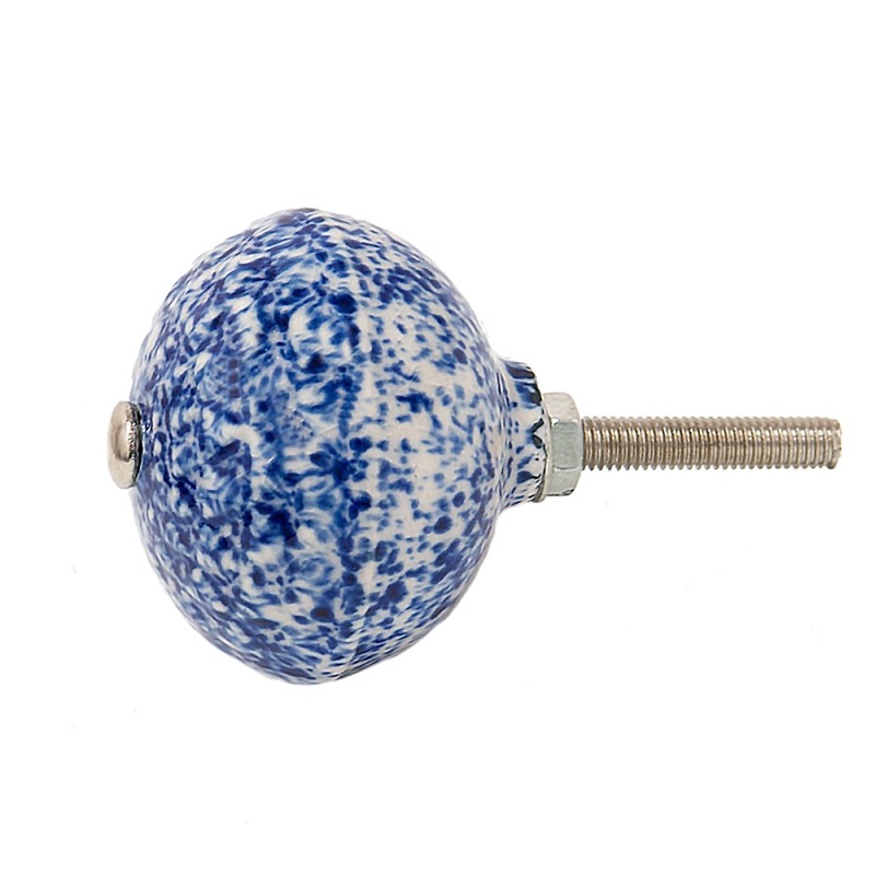 Clayre & Eef Pomello Ø 4 cm Blu Ceramica