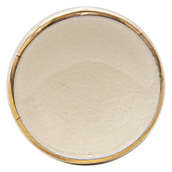 Clayre & Eef Poignée de porte Ø 4 cm Beige Céramique