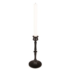 Clayre & Eef Candelabro 23 cm Nero Alluminio