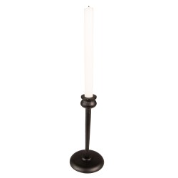 Clayre & Eef Candle holder 21 cm Black Aluminium