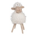 Clayre & Eef Beeld Schaap 30 cm Wit Kunststof