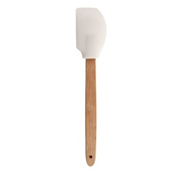 Clayre & Eef Spatule 29x6 cm Blanc Rose Silicone Coeur