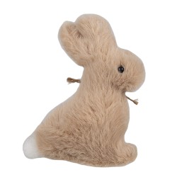 Clayre & Eef Osteranhänger Kaninchen 10 cm Braun Baumwolle