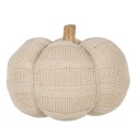 Clayre & Eef Decorazione Zucca Ø 20x14 cm Beige Tessuto