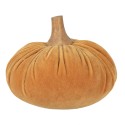 Clayre & Eef Decorazione Zucca Ø 15x12 cm Arancione Tessuto