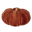 Clayre & Eef Décoration Citrouille Ø 25x16 cm Orange Tissu