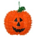 Clayre & Eef Décoration de Halloween Citrouille 27 cm Orange Plastique Rond