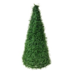 Clayre & Eef Kerstdecoratie Kerstboom Ø 21x50 cm Groen Kunststof