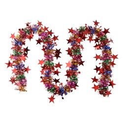 Clayre & Eef Christmas garland 200 cm Multicoloured Plastic