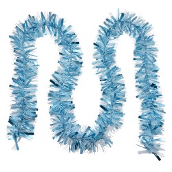 Clayre & Eef Christmas garland 200 cm Blue Plastic