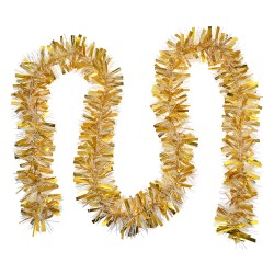 Clayre & Eef Christmas garland 200 cm Gold colored Plastic