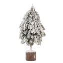 Clayre & Eef Kerstdecoratie Kerstboom 15x12x33 cm Groen Kunststof