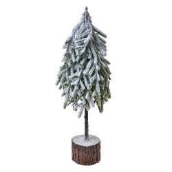 Clayre & Eef Christmas Decoration Christmas Tree 17x14x44 cm Green Plastic