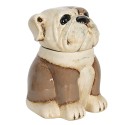 Clayre & Eef Statuetta Cane 20x18x26 cm Marrone Beige Ceramica