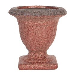 Clayre & Eef Bloempot  12 cm Rood Keramiek