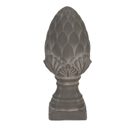 Clayre & Eef Decorazione Uovo 33 cm Grigio Ceramica