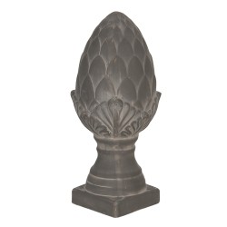 Clayre & Eef Decorazione Uovo 33 cm Grigio Ceramica