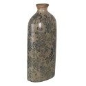 Clayre & Eef Vase 16x9x36 cm Braun Blau Keramik Rund