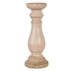 Clayre & Eef Chandelier Ø 14x36 cm Rose Céramique Rond