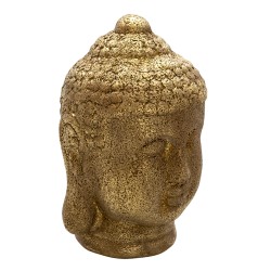 Clayre & Eef Statuetta Buddha 23 cm Color oro Ceramica Rotondo