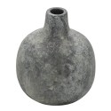 Clayre & Eef Vase 9 cm Grau Keramik Rund