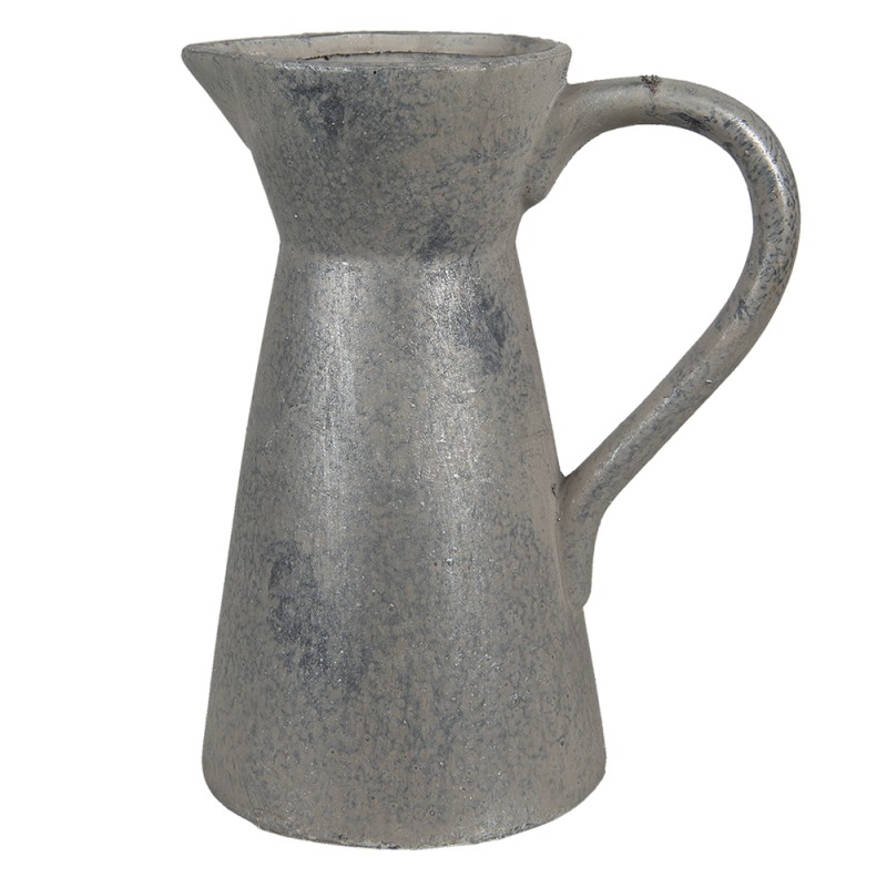 Clayre & Eef Vaso  20x13x25 cm Grigio Ceramica