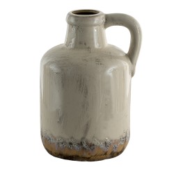 Clayre & Eef Vaso  Ø 14x23 cm Beige Ceramica