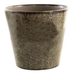 Clayre & Eef Planter Ø 17x16 cm Green Ceramic Round