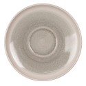 Clayre & Eef Tazza e piattino 100 ml Grigio Verde Ceramica