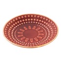 Clayre & Eef Piatto per dolci Ø 13 cm Rosso Ceramica