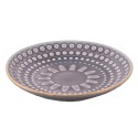 Clayre & Eef Piatto per dolci Ø 13 cm Viola Ceramica