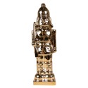 Clayre & Eef Figurine Nutcracker 33 cm Gold colored Porcelain