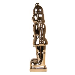 Clayre & Eef Statuetta Schiaccianoci 33 cm Color oro Porcellana